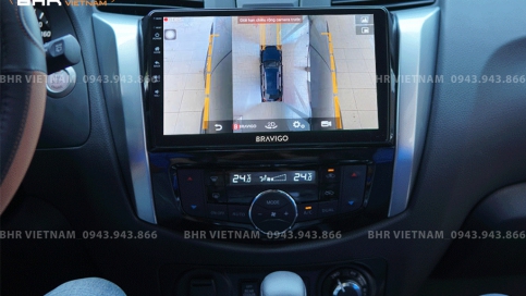 Màn hình DVD Android liền camera 360 xe Nissan Navara 2021 - nay | Bravigo Ultimate (4G+64G)  
